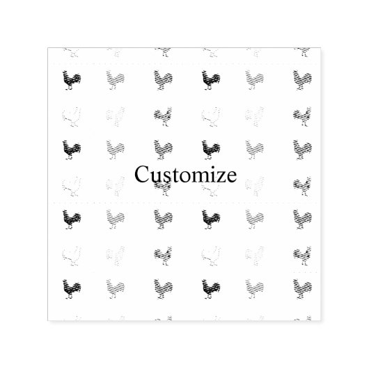 Hühnerhennen Thunder_Cove Permastempel (Design)