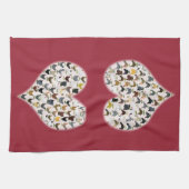 Hühnerherz Geschirrtuch (Horizontal)