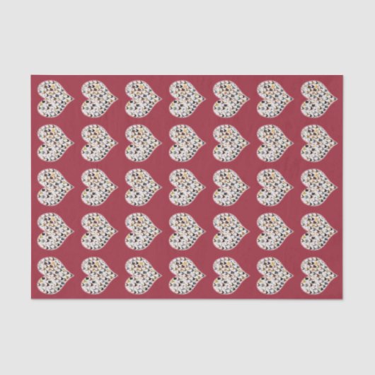 Hühnerherz Seidenpapier (Vorderseite)