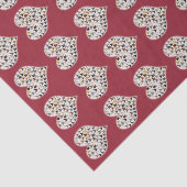 Hühnerherz Seidenpapier (Ausschnitt)