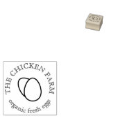 Hühnerhof-Ei Gummistempel (Stempel)