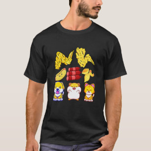 Hühnerhühner-Wing-Hotdog und Bologna für K T-Shirt