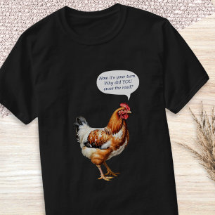 Hühnerhumor Lustige Bildunterschrift Quirlige Farm T-Shirt