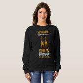 HühnerkautschuklHühner machen mich glücklich, dass Sweatshirt (Vorne ganz)