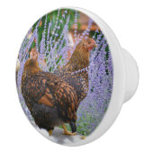 Hühnerknochen Keramikknauf (Rechts)