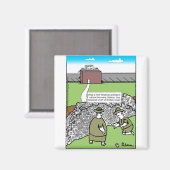 Hühnerknochen überraschend Finale+Adresse+Dialog Magnet (Vorderseite/Rückseite)