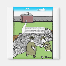 Hühnerknochen überraschend Finale+Adresse+Dialog Magnet