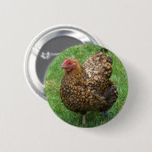 Hühnerknopf Button (Vorne & Hinten)