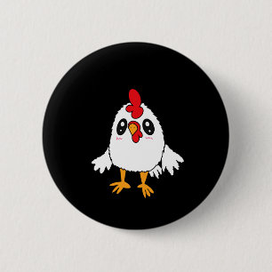 Hühnerknopf Button