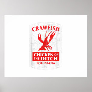 Hühnerkohle des Ditch Cajun Poster