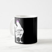 Hühnerkönigin des Coop Chicken Mama Bauer Kaffeetasse (Vorderseite Links)