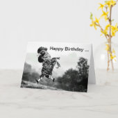 Hühnerkopfkarte Karte (Gelbe Blume)