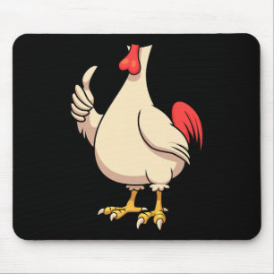 Hühnerkostüm für Halloween-Hahn-Tier-Cosplay Mousepad