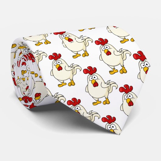 HühnerKrawatte Krawatte (Gerollt)