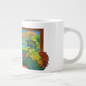 Hühnerkreis-Tasse Jumbo-Tasse (Rechts)