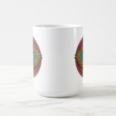 Hühnerkreis-Tasse Kaffeetasse (Mittel)