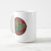 Hühnerkreis-Tasse Kaffeetasse (Vorderseite Links)