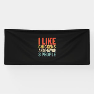 Hühnerkunst Ich mag Hühner Banner