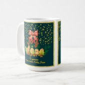 Hühnerland Weihnachten  Kaffeetasse (Vorderseite Links)