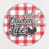 Hühnerleben Etiketten (Design 2)