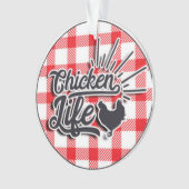 Hühnerleben Ornament (Vorderseite)