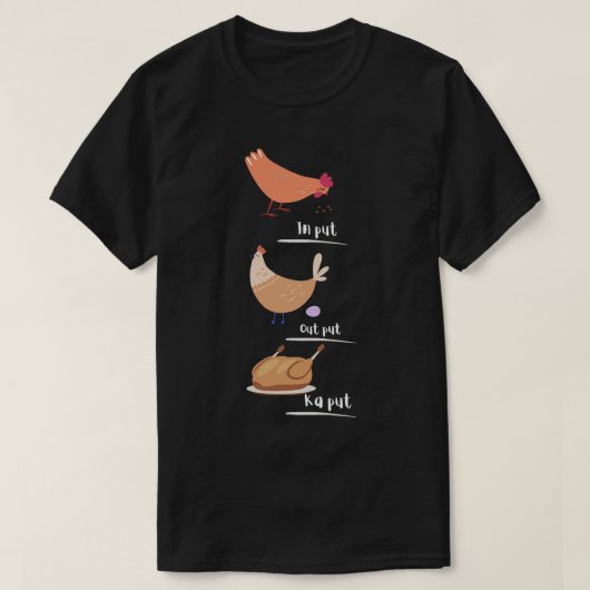 Hühnerleben T-Shirt (Design vorne)