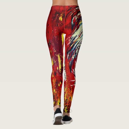 Hühnerleder Leggings (Rückseite)