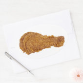 Hühnerleg Ovaler Aufkleber (Umschlag)