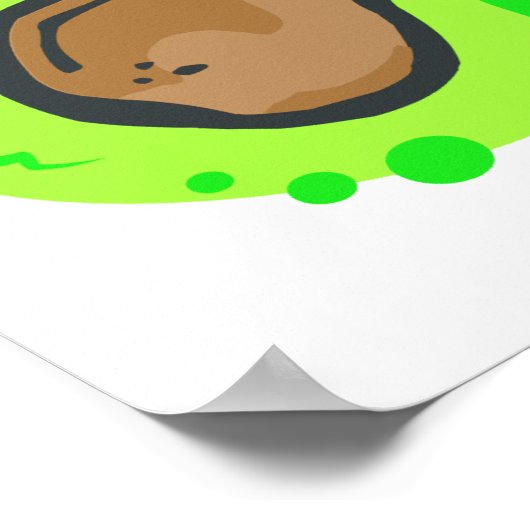 Hühnerleg Poster (Ecke)