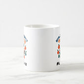 Hühnerlehrer mit Brillenpapier Kaffeetasse (Mittel)