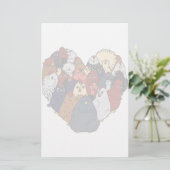 HühnerLiebe Briefpapier (Stehend Vorderseite)