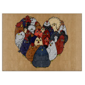 HühnerLiebe Schneidebrett (Vorderseite)