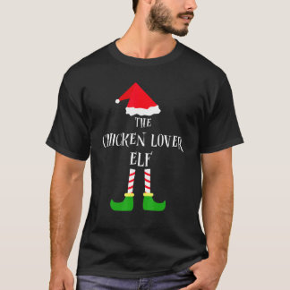 Hühnerliebhaber-Elf-Weihnachts-Pyjama passende Fam T-Shirt