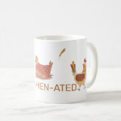Hühnerliebhaber gekoffeint kaffeetasse (VorderseiteRechts)