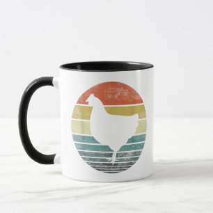Hühnerliebhaber-Geschenke Lustiger Bauer Retro Vin Tasse
