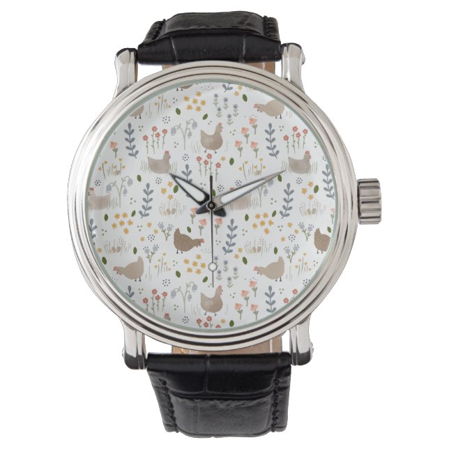 Hühnerliebhaber Hof Tier Hübsch Armbanduhr (Vorderseite)