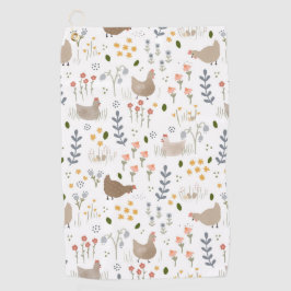 Hühnerliebhaber Hof Tier Hübsch Golfhandtuch