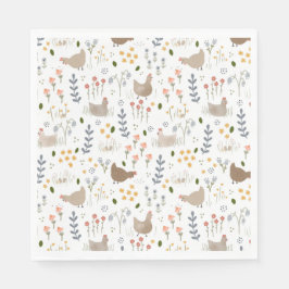 Hühnerliebhaber Hof Tier Hübsch Serviette