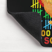 Hühnerliebhaber Lehrer Student glücklich 100 Tage Mousepad (Ecke)
