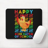 Hühnerliebhaber Lehrer Student glücklich 100 Tage Mousepad (Mit Mouse)