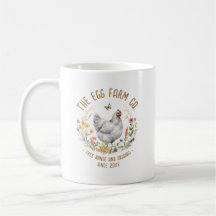 Hühnerliebhaber-Tasse Wasserfarbe Graue Henne Wild