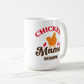 Hühnermama Niedliches Muttertagsgeschenk Kaffeetasse (VorderseiteRechts)
