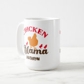 Hühnermama Niedliches Muttertagsgeschenk Kaffeetasse (Vorderseite Links)