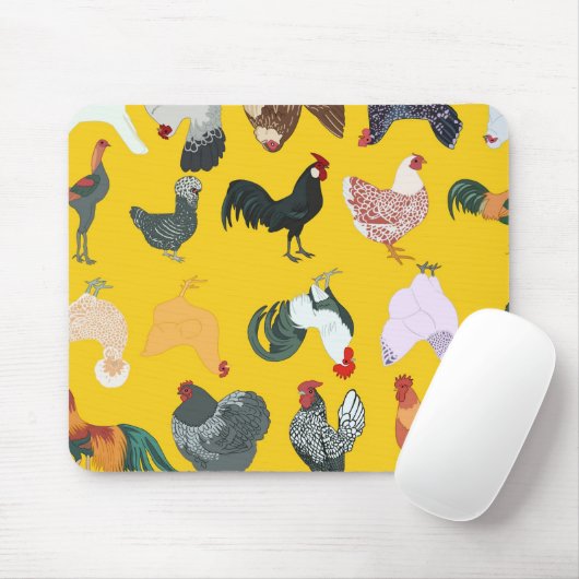Hühnermousse Mousepad (Mit Mouse)