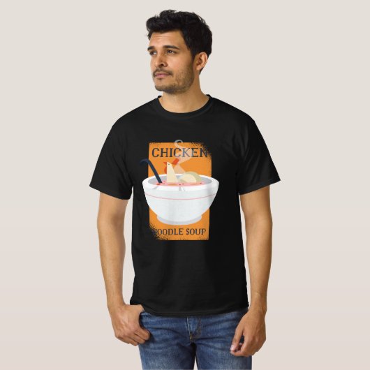 Hühnernadel-Suppe T-Shirt (Vorne ganz)
