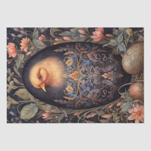 Hühneroaster Seidenpapier (Vorderseite)