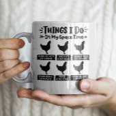 Hühnerobsession Funny Mug Kaffeetasse