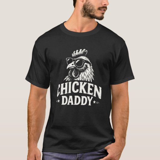Hühnerpapa 1 T-Shirt (Vorderseite)