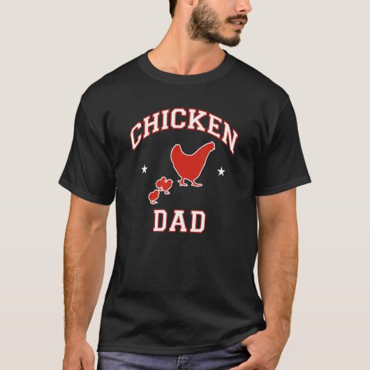 Hühnerpapa 2 T-Shirt (Vorderseite)