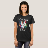 Hühnerpapa Hühner T-Shirt (Vorne ganz)